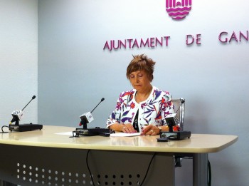Liduvina Gil durante la rueda de prensa