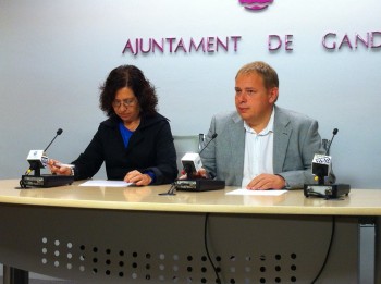 José Manuel Orengo y Ana Garcia durante la rueda de prensa José Manuel Orengo y Ana Garcia durante la rueda de prensa