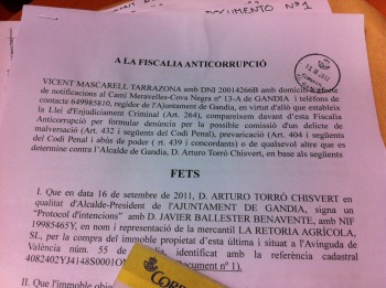 Extracto de la denuncia Extracto de la denuncia